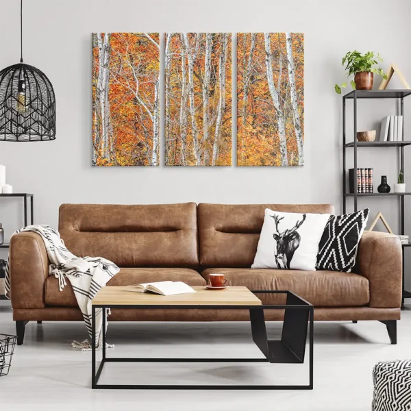 Autum Leaves & Birch Trees 3 - Image 3